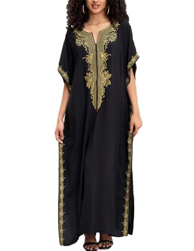 Tyidalin Caftano Donna Mare Vestito da Spiaggia Taglie Forti Kaftan Copricostumi Maxi Lungo Tyidalin Caftano Donna Mare Vestito da Spiaggia Taglie Forti Kaftan Copricostumi Maxi Lungo