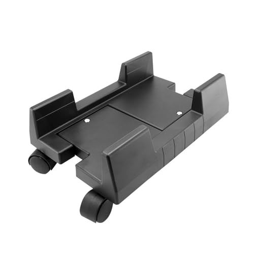 Soporte móvil para torre de computadora CPU, carrito universal para torre de PC con ruedas, base para gabinete de PC de escritorio (Negro) miniatura 1