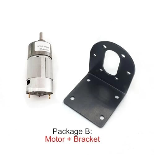 Motor JGB37-545 de 66RPM y 12V con reductor de CC de alto par para impresoras 2