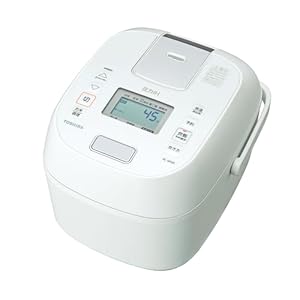 Toshiba Rice Cooker, 3.5 Cups, Pressure IH Jar Rice Cooker, For Living Alone, Keeps Fresh 24 Hours, RC-6PXR(W), White, 3 Different Cooking Methods, Large Heat Power, 700W AC100V JAPAN IMPORT NEW