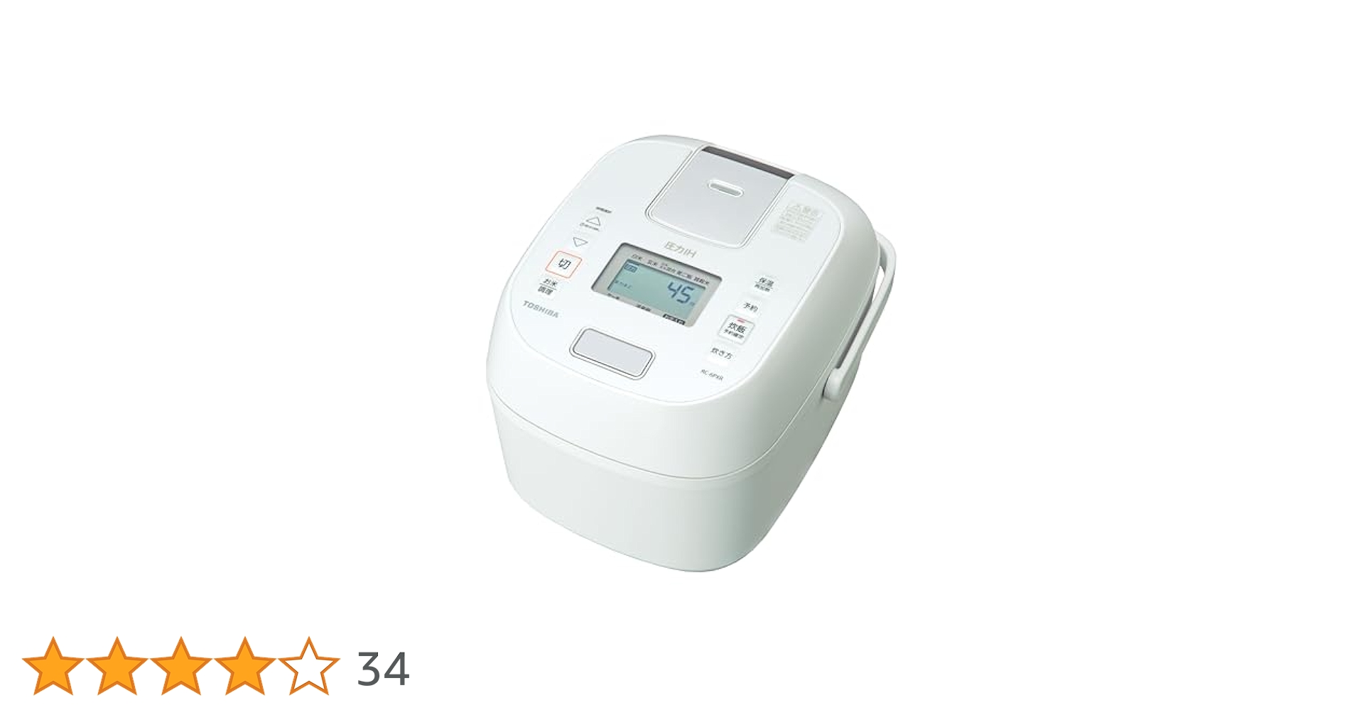 TOSHIBA RC-62PXR(K) IH炊飯器 3.5合 ブラック 31eeXxNCy2L.jpg_BO30,255,255,
