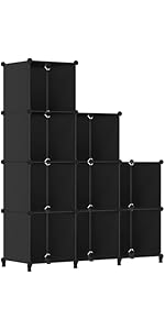 Amazon｜MIZXCIOM 6ボックス収納ラック キューブボックス 組み立て式