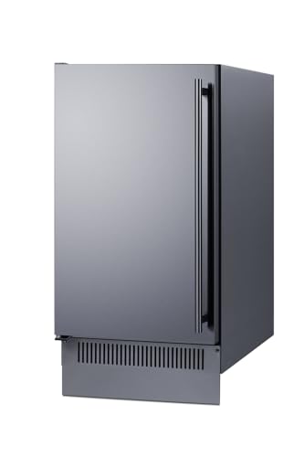 Fabricadora de hielo clara Summit 18" 60 lb acero inoxidable miniatura 1