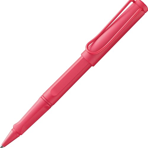 Image of Lamy Safari Sunset Rollerball Pen with Ergonomic Grip, Line Width M - For Comfortable Writing - Made of Robust ASA Plastic - with Roller Refill M 63 Black