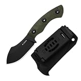 Kizer Rook Fixed Blade Knife, 3.11' Nessmuk-style D2 Blade Hunting Knives with Olive Green G...