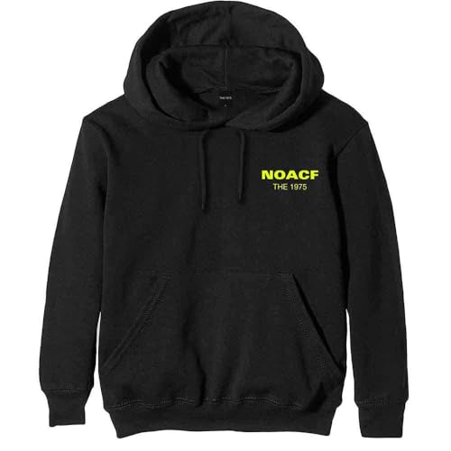 Image of Rock Off officially licensed products The 1975 NOACF Official Unisex Hoodie Hooded Top (Medium) Black