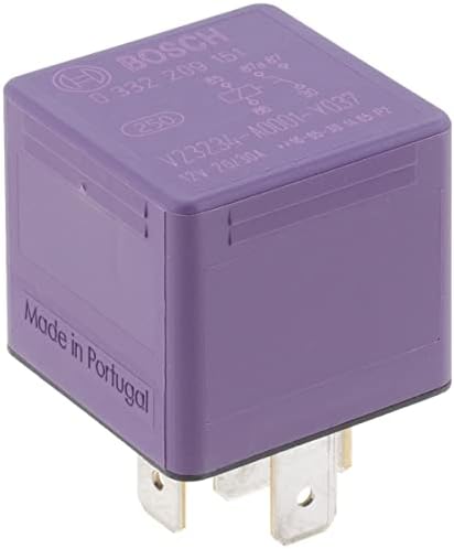 Bosch 0332209151 Changeover Mini Relays - 5 Pins, 12 V, 20/30 A
