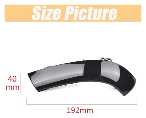 Clignotant miroir LED dynamique pour Golf 5 et Jetta, indicateur défilant fluide