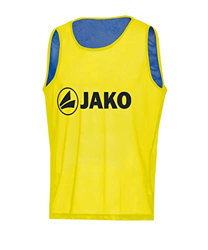 JAKO Herren Kennzeichnungshemd Reverse, Neongelb/Royal, L-XL