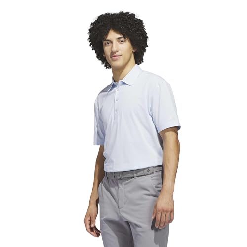 adidas Men's ULTIMATE365 Tour TWISTKNIT Polo Shirt, Crystal Sky S26, Medium