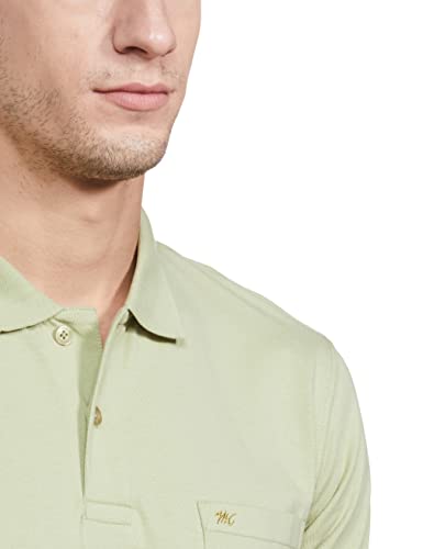 Image of Monte Carlo Mens S.Blue Plain Collar T-Shirt |22203401-167