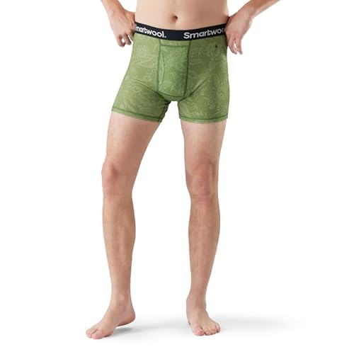 Image of Smartwool Men's Merino Print Boxer Brief Boxed