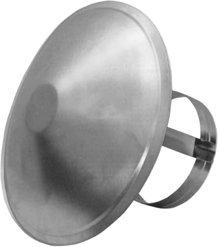 Chapeau de cheminée rotatif en acier inoxydable 100 mm pour toit - 8