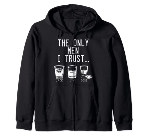 The Only Men I Trust Women Funny Halloween Party Drinking Drinking Sweat à Capuche
