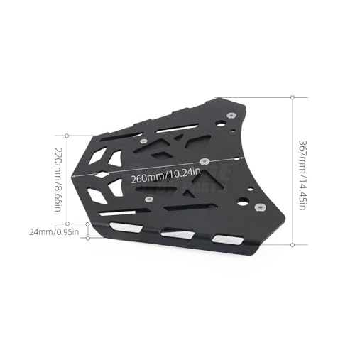 Support de porte-bagages Tracer 900 avec plateforme de contre-pointe élargie