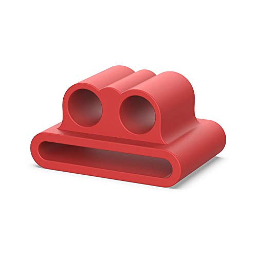 Andoer Capa protetora capa de silicone suporte suporte de proteção compatível com AirPods compatível
