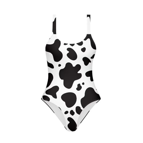 Image of One Piece Bathing Suit for Girl Kids Cute Beach Sport Swimwear U Back Scoop Neck Summer Swimming Pool Beachwear