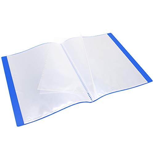 WAYTEX 931421 Document Protector A4 80 Views 40 Pockets Polypropylene Cover Blue