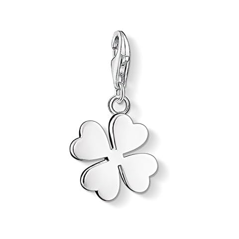 Colgante charm trébol plata 925 Cover