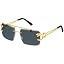 A:gold Frame Double Black