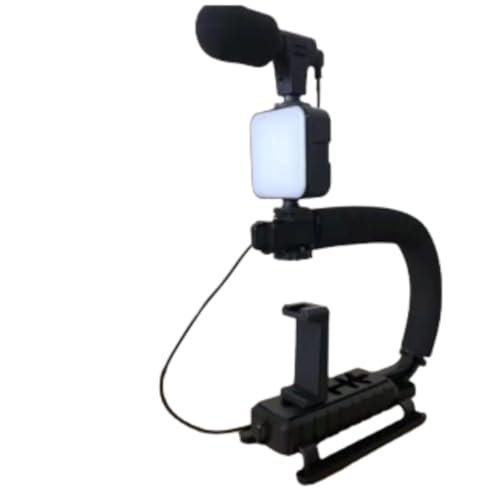 Exxelo AY-49U U Shaped Video Making Handheld Stabilizer Kit Camera Gimbal for Outdoor Videography Portable Video Camera Accessories C Shape Stabilizer for DSLR Mobile Phones DV Exxelo AY-49U U Shaped Video Making Handheld Stabilizer Kit Camera Gimbal for Outdoor Videography Portable Video Camera Accessories C Shape Stabilizer for DSLR Mobile Phones DV
