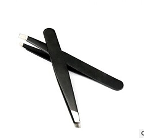 GUAngqi Professional Stainless Steel Slant Tip Tweezer - The Best Precision Eyebrow Tweezers for Your Daily Beauty Routine