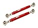 BMR SUSPENSION TR004H Rear Adjustable Rod Ends Toe Rods for 2010-2015 5th Generation Camaro, Black Hammertone