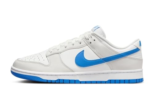 Nike Dunk Low Retro, Sneaker Hombre, Summit White Photo Blue Platinum Tint, 40 EU