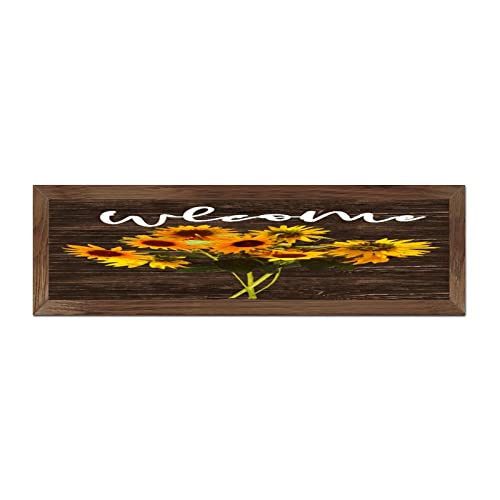 Décoration murale sunflower encadrée bois de qualité supérieure et durable