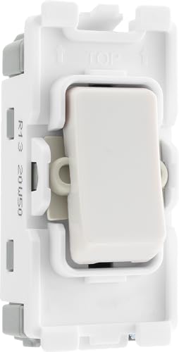 Image of BG R13 Nexus Grid White 20A 20AX Intermediate Switch Module