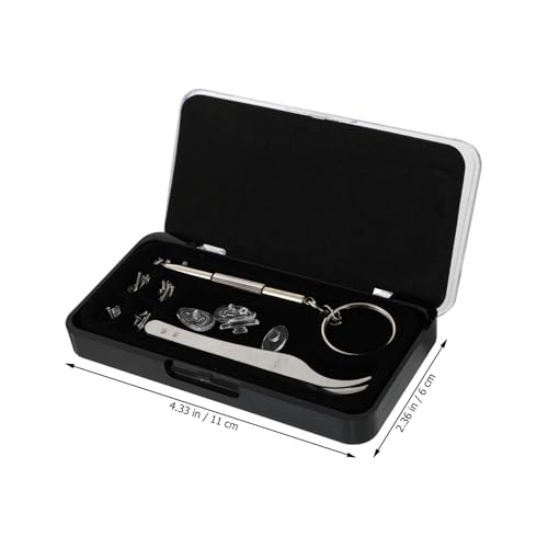 DOITOOL 1 Conjunto De 100 Unidades conjunto de óculos de reparação parafusos minúsculos Chave de fen