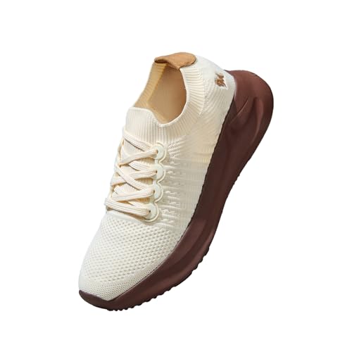 Image of Neeman's Begin Walk Aero Sneakers for Men | Breathable Knit Upper, Lightweight Cushioned EVA Sole | Comfortable Daily Walking & Casual Wear Shoes