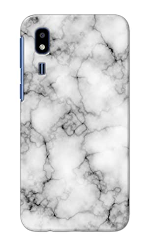 Image of Light White Marble Texture Natural Pattern Hard Back Case Cover for Samsung Galaxy A2 Core, SM-A260F / DS, SM-A260G / DS Back Cover -(J5) VNS2230