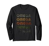 Questo Love Heart Omega Tee Grunge/Vintage Style Black Omega design è un regalo perfetto per i vostri amici e famiglie che chiamano Omega o Omega è quello che sono importanti nella loro vita.