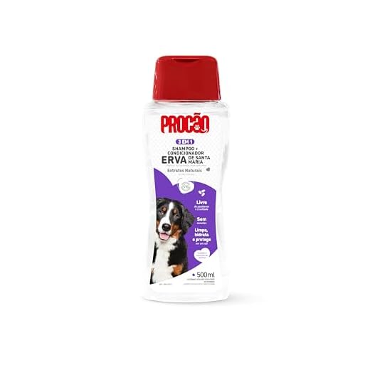 PROCÃO Shampoo Erva de Santa Maria para cães e gatos 500 ml