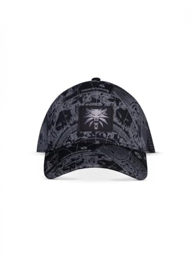 The Witcher Logo Unisex Cap schwarz 100% Baumwolle Gaming Geschenke