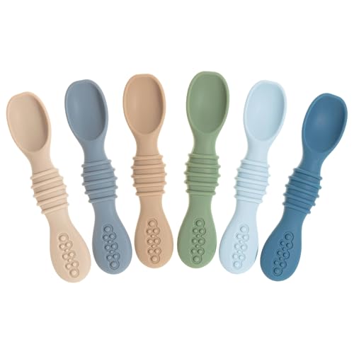 Sperric Baby Spoons 6-Pack Pastel Blue