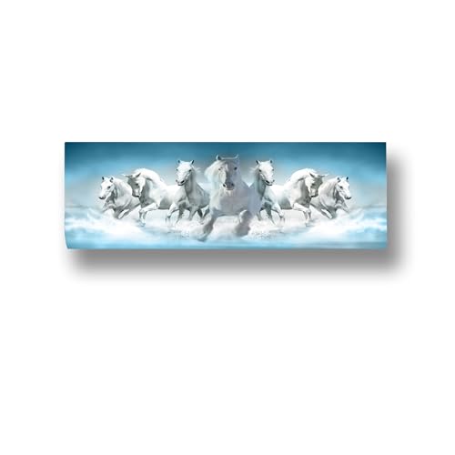 Image of Polyester Printed Air Conditioning Dust Cover Folding Designer Ac Cover For Indoor Split Ac 1.5 Ton (97X 31X 21 Cm ) (7 Horse)