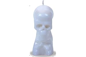 Vibrant Framed 3D Skeleton Torso Holding Candle for Ethereal Ambiance