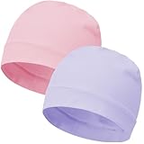 vidsel 100% Cotton Skull Caps for Men Women Breathable Night Cap Sleep Hats Soft Lightweight Running Beanie Helmet Liner