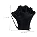 ARTSEWPLY Adjustable Silicone Swim Gloves Water Resistant Swim Paddles for Training 1 Pair Accessories for Men and Women for Practice and Technique Improvement