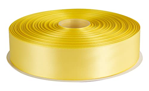 Double Faced Satin Ribbon, 38mm X 91M, Solid Polyester Ribbon for Gift Wrapping Crafts, Wedding Party Ceremony Decoration