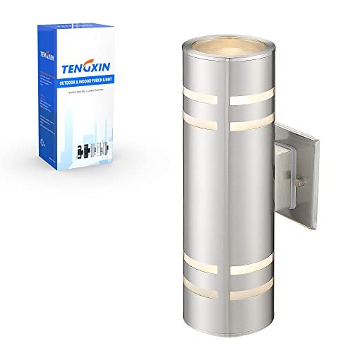 Tengxin Outdoor Wall Sconce, Waterproof Wall Light Fixture,Porch Light,Wall Mount Light, Stainless Steel 304 Outdoor Wall Light, Ul Listed, Suitable For Garden & Patio,Porch #TOP6