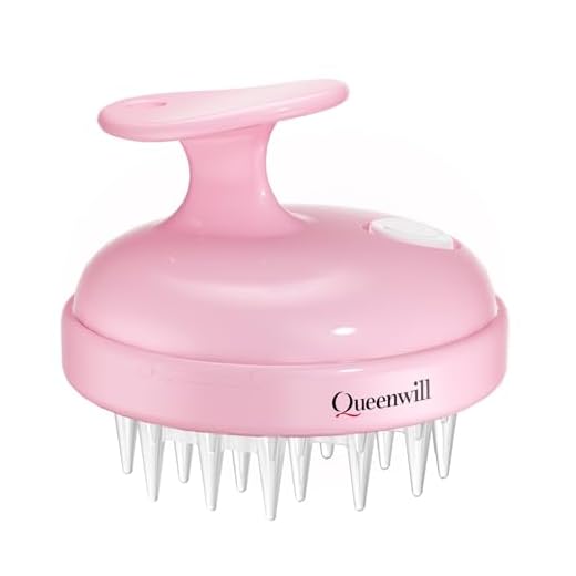 Electric Scalp Massager, Scalp Scrubber, Cordless Hair Scalp Massager Portable Head Scratching Massager with 2 Modes Vibration Comb for Hair Growth, Deep Cleansing and Stress Relaxation