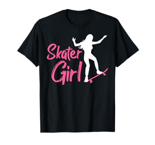 Skateboarding Design for Girls Women Skateboard Skateboarder T-Shirt