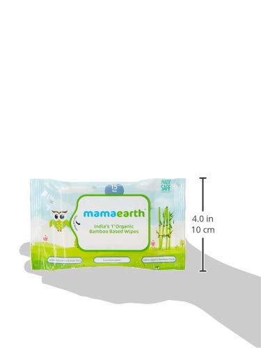 Image of Mamaearth Gentle Cleansing Natural Baby Shampoo (400 ml) & Mamaearth India's First Organic Bamboo Based Baby Wipes, 15 Wipes