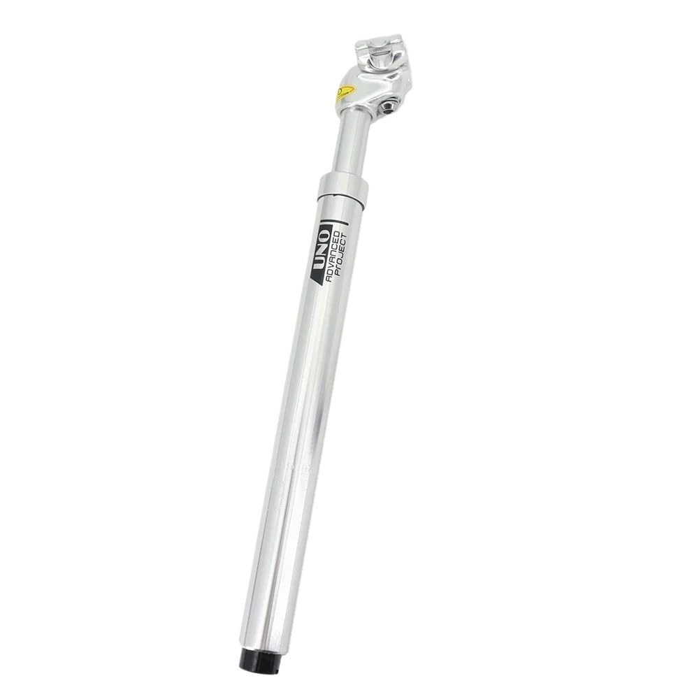 Sztyca siodełka rowerowego z amortyzacją i amortyzatorem do rowerów górskich, ultralekkie, dostępne średnice: 26,8 mm, 27,2 mm, 28,6 mm, 30 mm, 30,4 mm, 30,9 mm i 31,6 mm, długość: 350 mm.