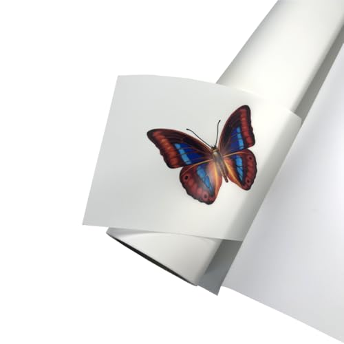 Premium Front Inkjet Printing Backlit PET Film，Matte,Quick Dry, Wide Format Inkjet Printer Archival Quality Prints，50 in x 100 ft