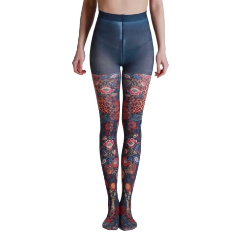 Image of Sahabowi Women Tights, Sheer High Waist Pantyhose, Vintage Control Top Stockings