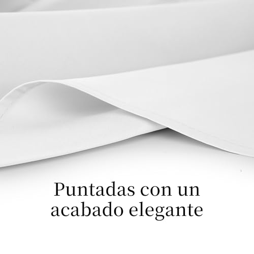 Miniatura 4 de Sábana Encimera De Microfibra 245x250cm Para Cama De 180cm - Encimera Super Suave, Transpirable Lavable A Maquina - Color Blanco